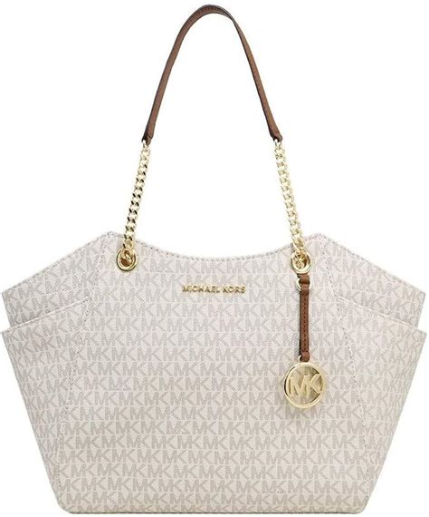 michael michael kors jet set chain strap large shoulder tote|michael kors jet set saffiano.